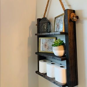 Wood made shelves